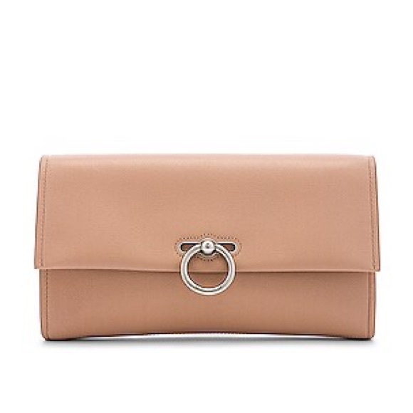 Rebecca Minkoff Handbags - NEW!! Women’s Rebecca Minkoff Elegant Tan Leather Jean Clutch Bag in Doe (Beige)